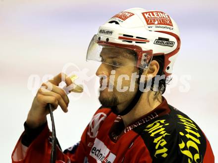 Eishockey Testspiel. EC KAC gegen Kassel Huskies.  Christoph Brandner (KAC). Klagenfurt, am 22.8.2010.
Foto: Kuess 

---
pressefotos, pressefotografie, kuess, qs, qspictures, sport, bild, bilder, bilddatenbank