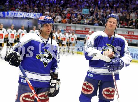 Eishockey. VSV.  Wolfgang Kromp, Guenther Lanzinger. Villach, 24.8.2010.
Foto: Kuess


---
pressefotos, pressefotografie, kuess, qs, qspictures, sport, bild, bilder, bilddatenbank