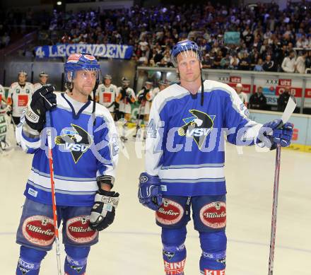 Eishockey. VSV.  Wolfgang Kromp, Guenther Lanzinger. Villach, 24.8.2010.
Foto: Kuess


---
pressefotos, pressefotografie, kuess, qs, qspictures, sport, bild, bilder, bilddatenbank