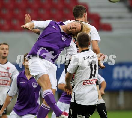 Fussball. Regionalliga. Austria Klagenfurt gegen Gleinstaetten. Johannes Isopp (Austria Klagenfurt), Rossmann Daniel (Gleinstaetten). Klagenfurt, 28.8.2010.
Foto: Kuess

---
pressefotos, pressefotografie, kuess, qs, qspictures, sport, bild, bilder, bilddatenbank