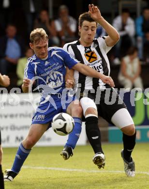 Fussball. Unterliga Ost. Magdalener SC gegen SV Union Raiba Ruden. Cavkic Dino (Magdalen), Sadnek Robert (Ruden). Magdalen, 29.8.2010
Foto: Kuess
---
pressefotos, pressefotografie, kuess, qs, qspictures, sport, bild, bilder, bilddatenbank