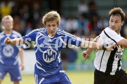 Fussball. Unterliga Ost. Magdalener SC gegen SV Union Raiba Ruden. Wunder Paul (Magdalen), Trad Manuel (Ruden). Magdalen, 29.8.2010
Foto: Kuess
---
pressefotos, pressefotografie, kuess, qs, qspictures, sport, bild, bilder, bilddatenbank