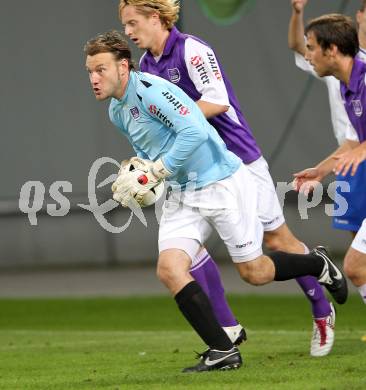 Fussball. Regionalliga. Austria Klagenfurt gegen FC Blau-Weiss Linz.  Alexander Schenk (Austria Klagenfurt). Klagenfurt, 3.9.2010.
Foto: Kuess

---
pressefotos, pressefotografie, kuess, qs, qspictures, sport, bild, bilder, bilddatenbank