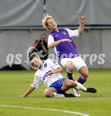 Fussball. Regionalliga. Austria Klagenfurt gegen FC Blau-Weiss Linz.  Johannes Isopp (Austria Klagenfurt). Klagenfurt, 3.9.2010.
Foto: Kuess

---
pressefotos, pressefotografie, kuess, qs, qspictures, sport, bild, bilder, bilddatenbank