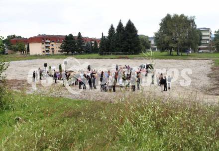 Spatenstich Leichtathletikanlage.  Klagenfurt, 3.9.2010.
Foto: Kuess
---
pressefotos, pressefotografie, kuess, qs, qspictures, sport, bild, bilder, bilddatenbank