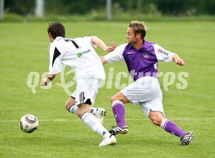 Fussball. KFV Cup. SV Ludmannsdorf gegen SK Austria Klagenfurt. Csyz Fabio (Ludmannsdorf), Schoppitsch Kai (Klagenfurt). Ludmannsdorf, 7.9.2010.
Foto: Kuess
---
pressefotos, pressefotografie, kuess, qs, qspictures, sport, bild, bilder, bilddatenbank