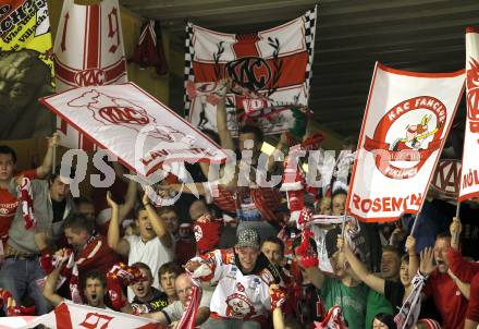 EBEL. Eishockey Bundesliga. KAC gegen VSV.  Fans. Klagenfurt, am 10.9.2010.
Foto: Kuess 

---
pressefotos, pressefotografie, kuess, qs, qspictures, sport, bild, bilder, bilddatenbank