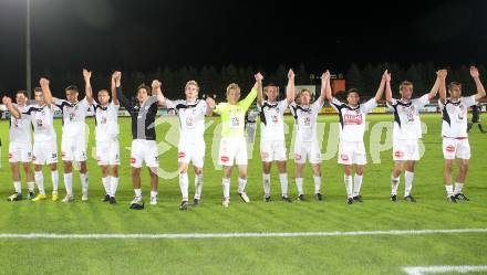 Fussball. Erste Liga. RZ Pellets WAC/St. Andrae gegen TSV Sparkasse Hartberg. Jubel WAC. Wolfsberg, 10.9.2010. 
Foto: Kuess

---
pressefotos, pressefotografie, kuess, qs, qspictures, sport, bild, bilder, bilddatenbank