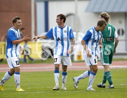 Fussball. Kaerntner Liga. VSV gegen Rapid Lienz A. Jubel  (VSV).
Villach, 11.9.2010.
Foto: Kuess 
---
pressefotos, pressefotografie, kuess, qs, qspictures, sport, bild, bilder, bilddatenbank