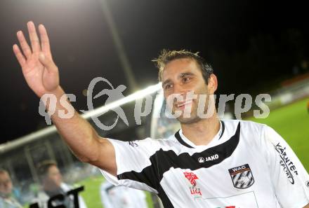 Fussball. Erste Liga. RZ Pellets WAC/St. Andrae gegen TSV Sparkasse Hartberg. Reich Marco (WAC). Wolfsberg, 10.9.2010. 
Foto: Kuess

---
pressefotos, pressefotografie, kuess, qs, qspictures, sport, bild, bilder, bilddatenbank