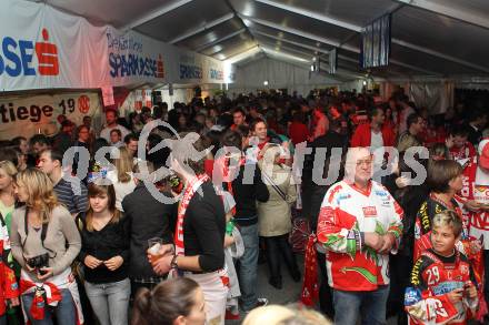 EBEL. Eishockey Bundesliga. KAC gegen VSV. Fans (KAC). Klagenfurt, am 10.9.2010.
Foto: Kuess 

---
pressefotos, pressefotografie, kuess, qs, qspictures, sport, bild, bilder, bilddatenbank