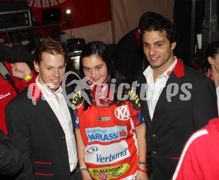 EBEL. Eishockey Bundesliga. KAC gegen VSV. Scofield Tyler,  Chiodo Andy, Fan (KAC). Klagenfurt, am 10.9.2010.
Foto: Kuess 

---
pressefotos, pressefotografie, kuess, qs, qspictures, sport, bild, bilder, bilddatenbank