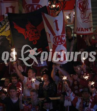 EBEL. Eishockey Bundesliga. KAC gegen VSV. Fans (KAC). Klagenfurt, am 10.9.2010.
Foto: Kuess 
---
pressefotos, pressefotografie, kuess, qs, qspictures, sport, bild, bilder, bilddatenbank