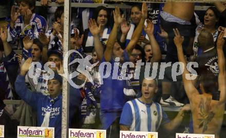 EBEL. Eishockey Bundesliga. KAC gegen VSV. Fans (VSV). Klagenfurt, am 10.9.2010.
Foto: Kuess 
---
pressefotos, pressefotografie, kuess, qs, qspictures, sport, bild, bilder, bilddatenbank