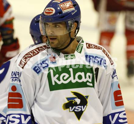 EBEL. Eishockey Bundesliga. KAC gegen VSV. Nicolas Nikolas Petrik (VSV). Klagenfurt, am 10.9.2010.
Foto: Kuess 
---
pressefotos, pressefotografie, kuess, qs, qspictures, sport, bild, bilder, bilddatenbank