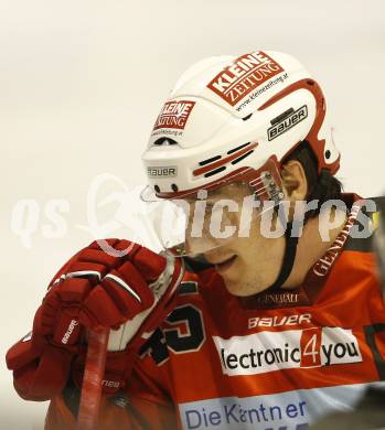 EBEL. Eishockey Bundesliga. KAC gegen VSV. David Schuller (KAC). Klagenfurt, am 10.9.2010.
Foto: Kuess 
---
pressefotos, pressefotografie, kuess, qs, qspictures, sport, bild, bilder, bilddatenbank