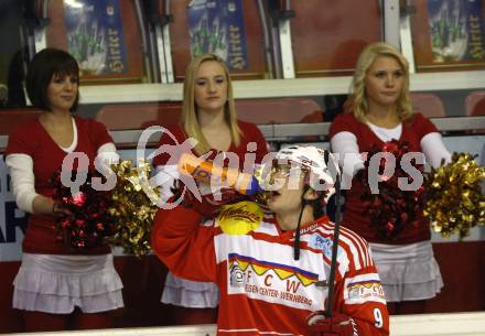 EBEL. Eishockey Bundesliga. KAC gegen VSV. Tyler Spurgeon (KAC). Klagenfurt, am 10.9.2010.
Foto: Kuess 
---
pressefotos, pressefotografie, kuess, qs, qspictures, sport, bild, bilder, bilddatenbank