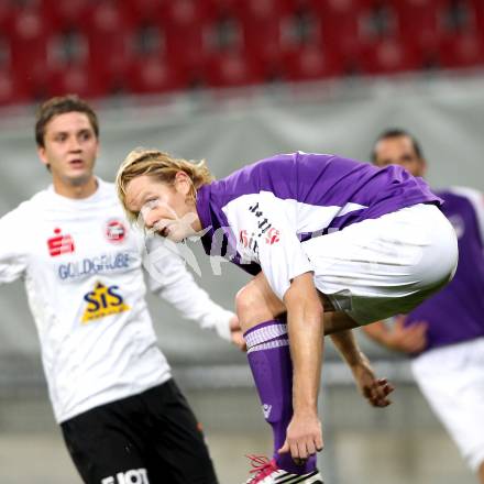 Fussball. Regionalliga. SK Austria Klagenfurt gegen ASK Voitsberg. Johannes Isopp (Klagenfurt). Klagenfurt, 21.9.2010.
Foto: Kuess

---
pressefotos, pressefotografie, kuess, qs, qspictures, sport, bild, bilder, bilddatenbank