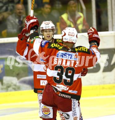 EBEL. Eishockey Bundesliga. KAC gegen HDD TILIA Olimpija Ljubljana.  Torjubel SCOFIELD Tyler (KAC). Klagenfurt, am 24.9.2010.
Foto: Kuess 


---
pressefotos, pressefotografie, kuess, qs, qspictures, sport, bild, bilder, bilddatenbank