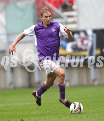 Fussball. Regionalliga. SK Austria Klagenfurt gegen Union Volksbank Voecklamarkt . Peter Pucker (Klagenfurt). Klagenfurt, 25.9.2010.
Foto: Kuess

---
pressefotos, pressefotografie, kuess, qs, qspictures, sport, bild, bilder, bilddatenbank