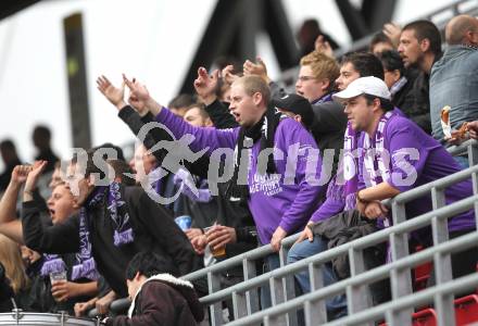 Fussball. Regionalliga. SK Austria Klagenfurt gegen Union Volksbank Voecklamarkt . Fans (Klagenfurt). Klagenfurt, 25.9.2010.
Foto: Kuess

---
pressefotos, pressefotografie, kuess, qs, qspictures, sport, bild, bilder, bilddatenbank