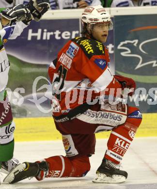 EBEL. Eishockey Bundesliga. KAC gegen HDD TILIA Olimpija Ljubljana. HUNDERTPFUND Thomas (KAC). Klagenfurt, am 24.9.2010.
Foto: Kuess
---
pressefotos, pressefotografie, kuess, qs, qspictures, sport, bild, bilder, bilddatenbank