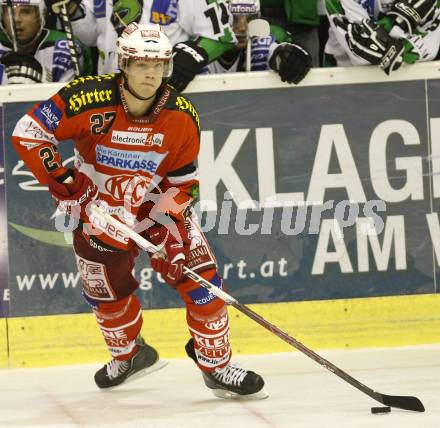 EBEL. Eishockey Bundesliga. KAC gegen HDD TILIA Olimpija Ljubljana. HUNDERTPFUND Thomas (KAC). Klagenfurt, am 24.9.2010.
Foto: Kuess
---
pressefotos, pressefotografie, kuess, qs, qspictures, sport, bild, bilder, bilddatenbank