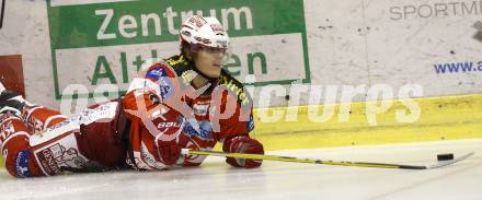 EBEL. Eishockey Bundesliga. KAC gegen HDD TILIA Olimpija Ljubljana. Geier Manuel (KAC). Klagenfurt, am 24.9.2010.
Foto: Kuess
---
pressefotos, pressefotografie, kuess, qs, qspictures, sport, bild, bilder, bilddatenbank