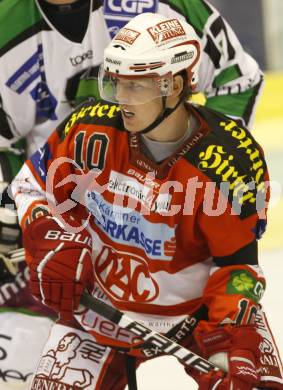 EBEL. Eishockey Bundesliga. KAC gegen HDD TILIA Olimpija Ljubljana. Tyler Scofield (KAC). Klagenfurt, am 24.9.2010.
Foto: Kuess
---
pressefotos, pressefotografie, kuess, qs, qspictures, sport, bild, bilder, bilddatenbank