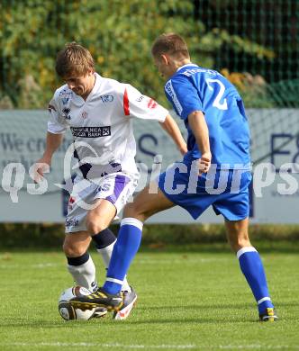 Fussball Regionalliga. SAK gegen BW Linz. Grega Triplat (SAK), Duvnjak Danilo (Linz). Klagenfurt, 3.10.2010.
Foto: Kuess
---
pressefotos, pressefotografie, kuess, qs, qspictures, sport, bild, bilder, bilddatenbank