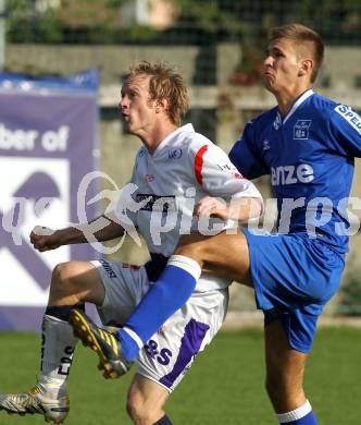 Fussball Regionalliga. SAK gegen BW Linz. Samitsch Christian (SAK), Rabl Stefan (Linz). Klagenfurt, 3.10.2010.
Foto: Kuess
---
pressefotos, pressefotografie, kuess, qs, qspictures, sport, bild, bilder, bilddatenbank