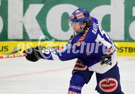 EBEL. Eishockey Bundesliga. EC Pasut VSV gegen Olimpija Ljubljana (Laibach).  Michael Raffl (VSV). Villach, am 8.10.2010.
Foto: Kuess 


---
pressefotos, pressefotografie, kuess, qs, qspictures, sport, bild, bilder, bilddatenbank