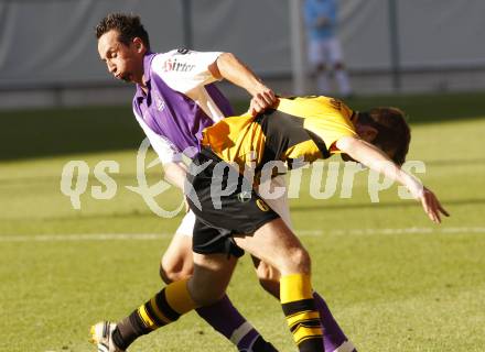 Fussball. SK Austria Klagenfurt gegen USV Allerheiligen. Dollinger Matthias (Klagenfurt), Kocever Marko (Allerheiligend). Klagenfurt, 9.10.2010.
Foto: Kuess
---
pressefotos, pressefotografie, kuess, qs, qspictures, sport, bild, bilder, bilddatenbank