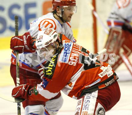 EBEL. Eishockey Bundesliga. KAC gegen HK Acroni Jesenice. David Schuller (KAC). Klagenfurt, am 10.10.2010.
Foto: Kuess 

---
pressefotos, pressefotografie, kuess, qs, qspictures, sport, bild, bilder, bilddatenbank