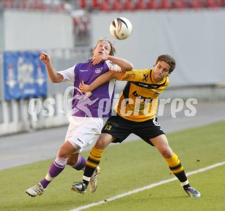 Fussball. SK Austria Klagenfurt gegen USV Allerheiligen. Kulnik Michael (Klagenfurt), Miedl Thomas (Allerheiligend). Klagenfurt, 9.10.2010.
Foto: Kuess
---
pressefotos, pressefotografie, kuess, qs, qspictures, sport, bild, bilder, bilddatenbank