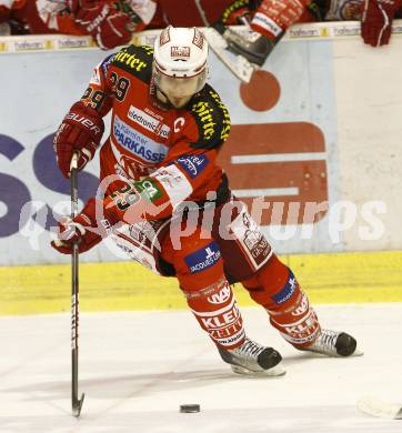 EBEL. Eishockey Bundesliga. KAC gegen HK Acroni Jesenice. Christoph Brandner (KAC). Klagenfurt, am 10.10.2010.
Foto: Kuess 

---
pressefotos, pressefotografie, kuess, qs, qspictures, sport, bild, bilder, bilddatenbank