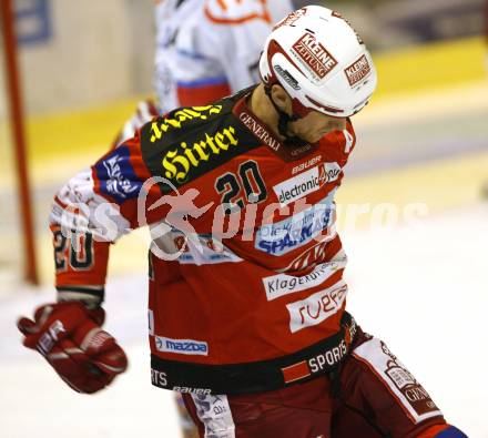 EBEL. Eishockey Bundesliga. KAC gegen HK Acroni Jesenice. Torjubel Mike Craig (KAC). Klagenfurt, am 10.10.2010.
Foto: Kuess 

---
pressefotos, pressefotografie, kuess, qs, qspictures, sport, bild, bilder, bilddatenbank