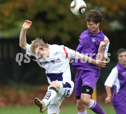 Fussball Regionalliga. SAK gegen SK Austria Klagenfurt. Christian Samitsch (SAK), Matthias Wrienz (Austria). Klagenfurt, am 16.10.2010.
Foto: Kuess
---
pressefotos, pressefotografie, kuess, qs, qspictures, sport, bild, bilder, bilddatenbank