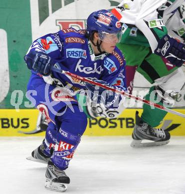 EBEL. Eishockey Bundesliga. EC Pasut VSV gegen Olimpija Ljubljana  (Laibach). Nico Toff (VSV). Villach, am 8.10.2010.
Foto: Kuess 


---
pressefotos, pressefotografie, kuess, qs, qspictures, sport, bild, bilder, bilddatenbank