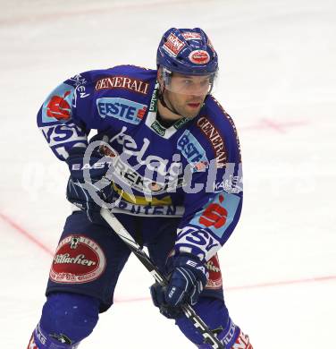 EBEL. Eishockey Bundesliga. EC Pasut VSV gegen KHL Medvescak Zagreb. Derek Damon (VSV). Villach, am 17.10.2010.
Foto: Kuess 


---
pressefotos, pressefotografie, kuess, qs, qspictures, sport, bild, bilder, bilddatenbank