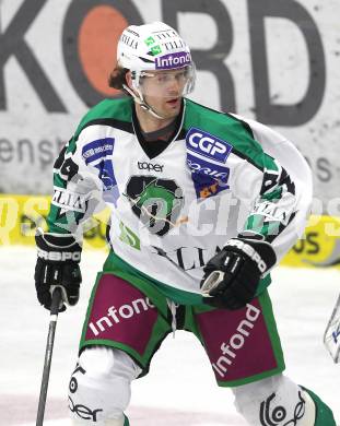 EBEL. Eishockey Bundesliga. EC Pasut VSV gegen Olimpija Ljubljana  (Laibach). Andrej Hebar (Ljubljana). Villach, am 8.10.2010.
Foto: Kuess 


---
pressefotos, pressefotografie, kuess, qs, qspictures, sport, bild, bilder, bilddatenbank