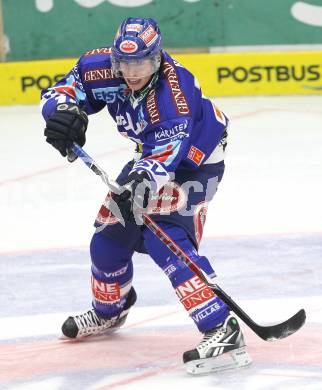 EBEL. Eishockey Bundesliga. EC Pasut VSV gegen KHL Medvescak Zagreb. Michael Raffl (VSV). Villach, am 17.10.2010.
Foto: Kuess 


---
pressefotos, pressefotografie, kuess, qs, qspictures, sport, bild, bilder, bilddatenbank