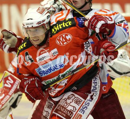 EBEL. Eishockey Bundesliga. KAC gegen HK Acroni Jesenice. Johannes Reichel (KAC). Klagenfurt, am 10.10.2010.
Foto: Kuess 

---
pressefotos, pressefotografie, kuess, qs, qspictures, sport, bild, bilder, bilddatenbank