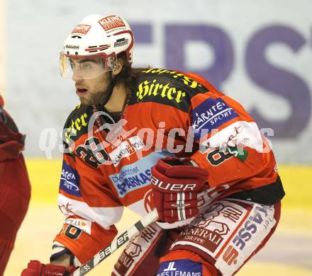 EBEL. Eishockey Bundesliga. KAC gegen HK Acroni Jesenice. Martin Schumnig (KAC). Klagenfurt, am 10.10.2010.
Foto: Kuess 

---
pressefotos, pressefotografie, kuess, qs, qspictures, sport, bild, bilder, bilddatenbank