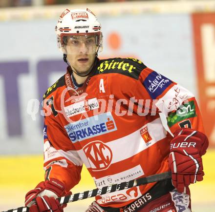 EBEL. Eishockey Bundesliga. KAC gegen HK Acroni Jesenice. Herbert Ratz (KAC). Klagenfurt, am 10.10.2010.
Foto: Kuess 

---
pressefotos, pressefotografie, kuess, qs, qspictures, sport, bild, bilder, bilddatenbank