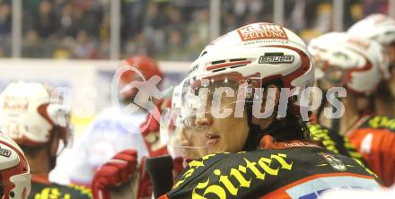 EBEL. Eishockey Bundesliga. KAC gegen HK Acroni Jesenice. Gregor Hager (KAC). Klagenfurt, am 10.10.2010.
Foto: Kuess 

---
pressefotos, pressefotografie, kuess, qs, qspictures, sport, bild, bilder, bilddatenbank