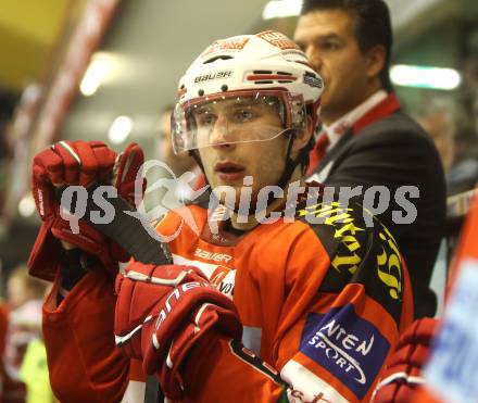 EBEL. Eishockey Bundesliga. KAC gegen HK Acroni Jesenice. Tyler Spurgeon (KAC). Klagenfurt, am 10.10.2010.
Foto: Kuess 

---
pressefotos, pressefotografie, kuess, qs, qspictures, sport, bild, bilder, bilddatenbank