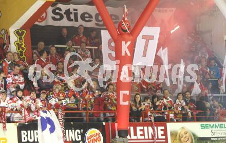 EBEL. Eishockey Bundesliga. KAC gegen HK Acroni Jesenice. Fans (KAC). Klagenfurt, am 10.10.2010.
Foto: Kuess 

---
pressefotos, pressefotografie, kuess, qs, qspictures, sport, bild, bilder, bilddatenbank