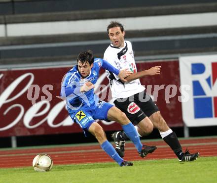 Fussball. Erste Liga. RZ Pellets WAC/St. Andrae gegen FC Lustenau 1907. Reich Marco (Wolfsberg), Kircher Elias (Lustenau). Wolfsberg, 22.10.2010.
Foto: Kuess 

---
pressefotos, pressefotografie, kuess, qs, qspictures, sport, bild, bilder, bilddatenbank