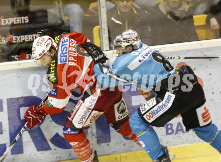 EBEL. Eishockey Bundesliga. KAC gegen EHC LIWEST Linz. SPURGEON Tyler (KAC), MAYR Michael (Linz). Klagenfurt, am 22.10.2010.
Foto: Nadja Kuess
---
pressefotos, pressefotografie, kuess, qs, qspictures, sport, bild, bilder, bilddatenbank